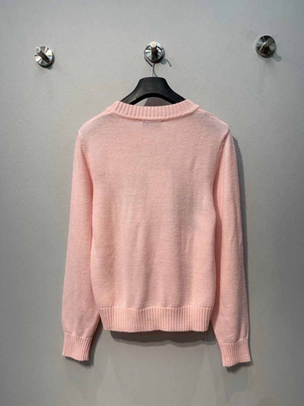 MaxMara Pink Sheep Wolf Knit Sweater - Picture 5 of 6